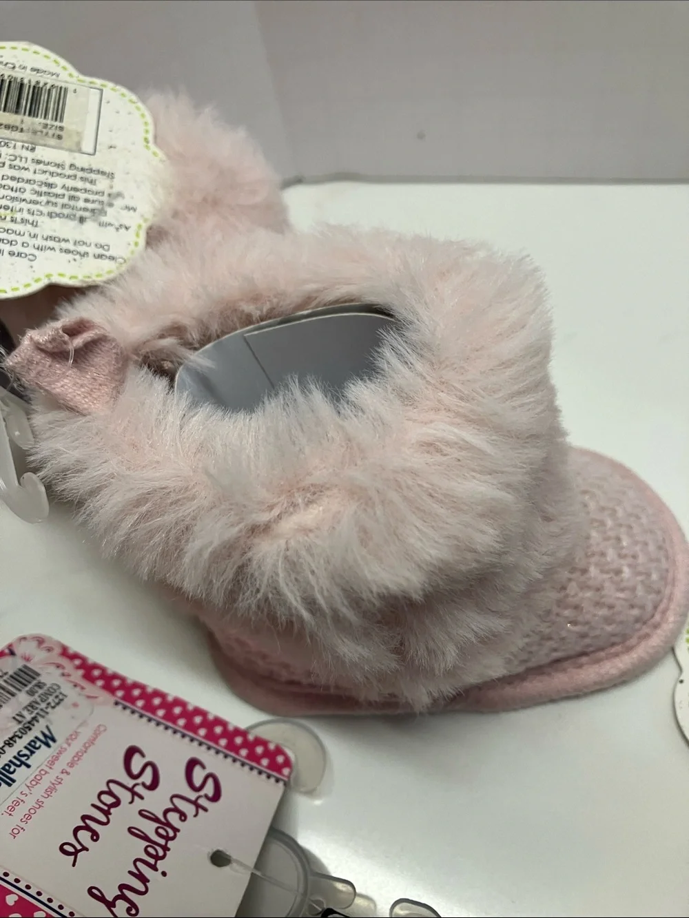 Five pairs Size 1 girls baby shoe lot